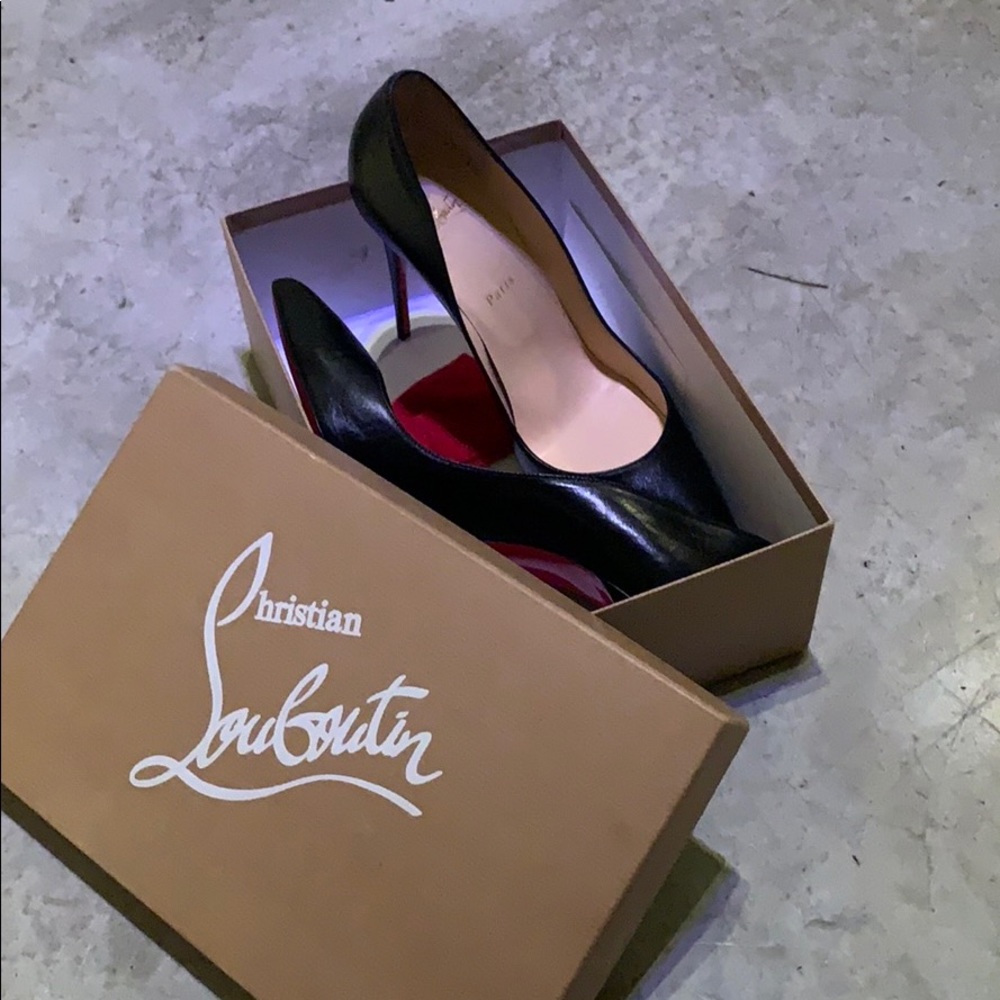 Black Christian Louboutin Pigalle Follies *worn*
